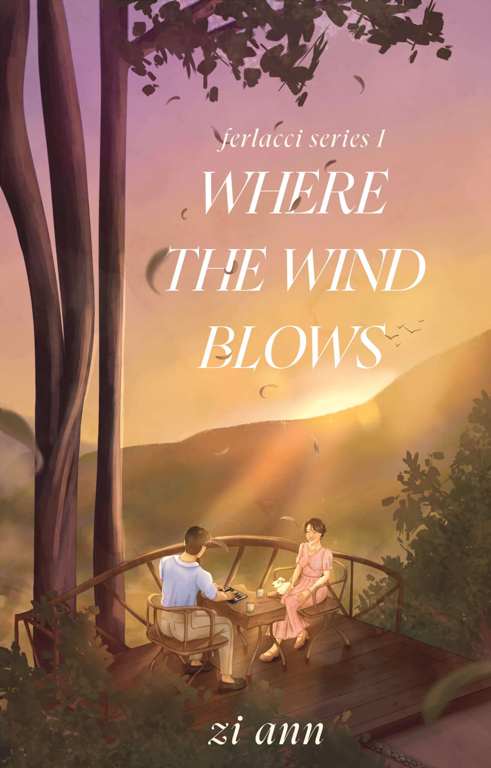 Romance book cover for Where the Wind Blows